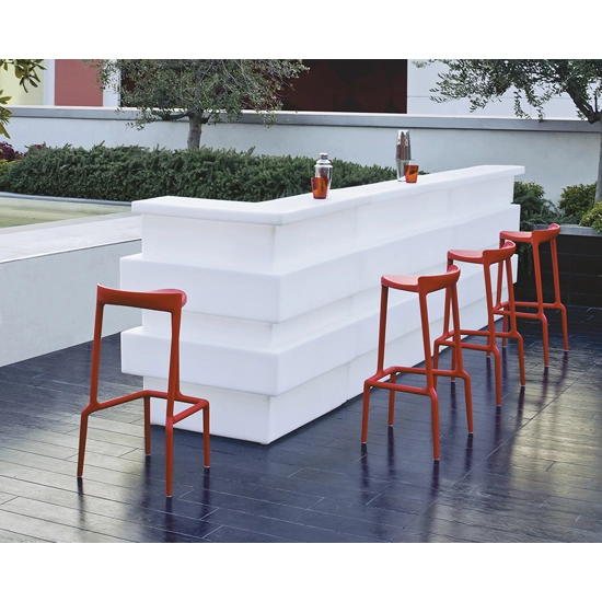 Happy 490-491 - Design Claudio Dondoli - Marco Pocci 2007 Sgabelli contract Pedrali 1