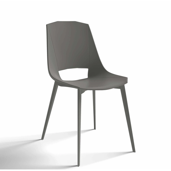 Eva Gamba a Spillo (seduta plastica) Plastic chairs point 4