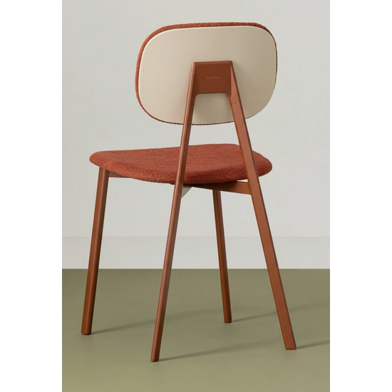 Tata (rivestita con retro schienale in plastica) Sedie in metallo Point 1