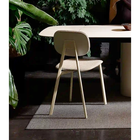 Tata (rivestita con retro schienale in plastica) Sedie in metallo Point 4