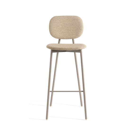 Tata Young Sgabello (rivestito con retro schienale in plastica) Sgabelli in metallo Point 2