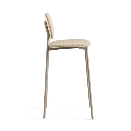 Tata Young Sgabello (rivestito con retro schienale in plastica) Sgabelli in metallo Point 4