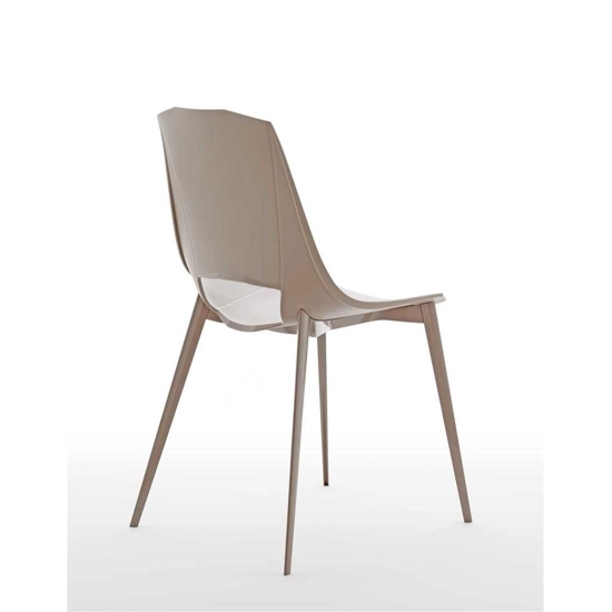 Eva Gamba a Spillo (seduta plastica o cuoio) Sedie in plastica di design Point 10