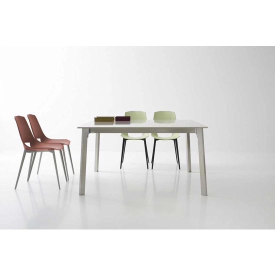 Eva Gamba a Spillo (seduta plastica o cuoio) Sedie in plastica di design Point 7