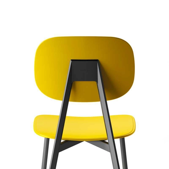 Tata (seduta e schienale in plastica) Sedie in metallo Point 4