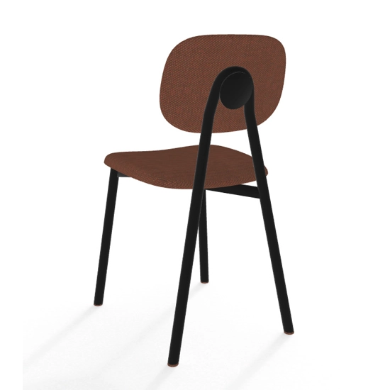 Tata Young (sedile e schienale rivestiti) Sedie in metallo Point 1