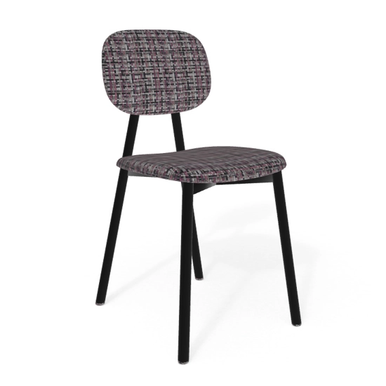 Tata Young (sedile e schienale rivestiti) Sedie in metallo Point 2