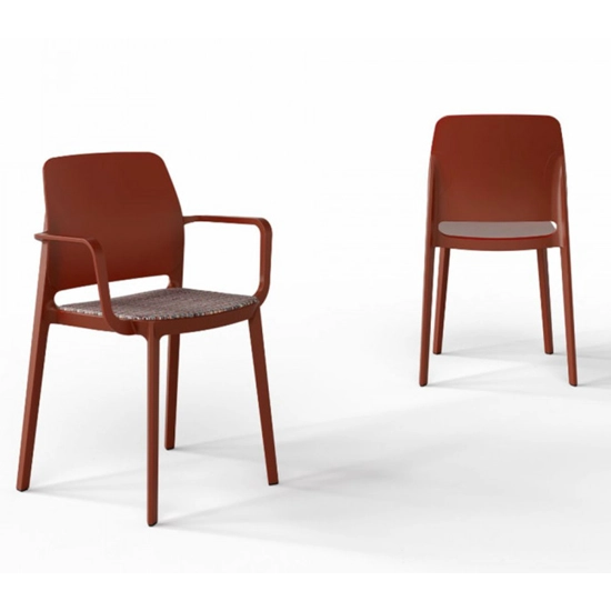 TIPA con Braccioli Sedie in plastica di design Point 2