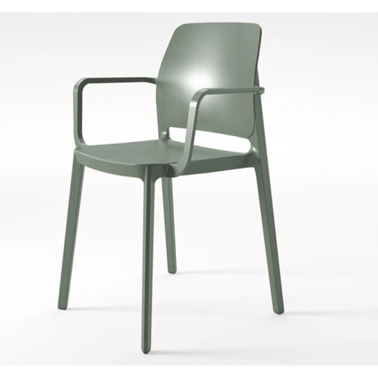 TIPA con Braccioli Sedie in plastica di design Point 4
