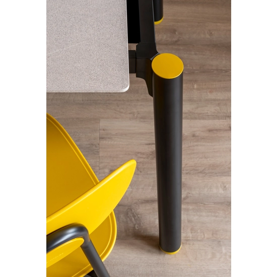 Combo Plus 140x80 (180-220) - Piano con Angolo Raggiato Tavoli moderni Point 4