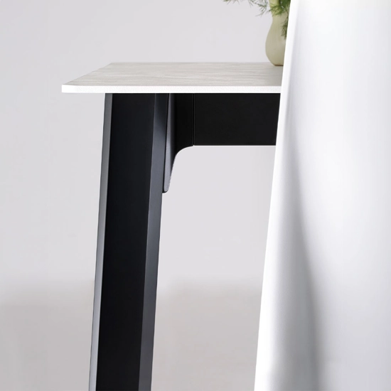 Drop Plus 140x90 (180) - Piano con Angolo Raggiato Tavoli moderni Point 7