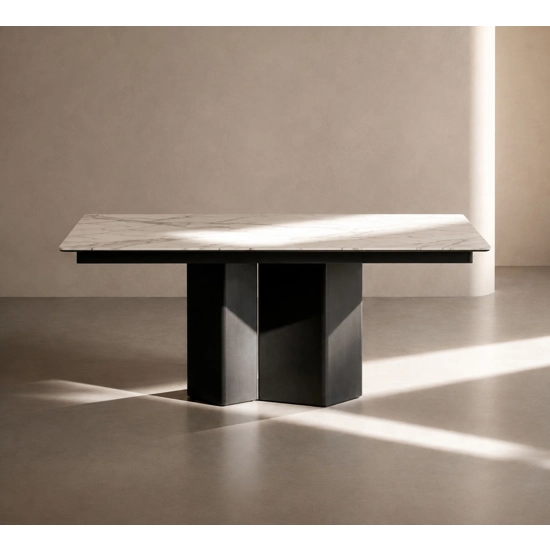 Metra 200x100 Fisso Tavoli in ceramica Point 3