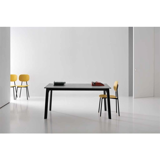 Drop Plus 140x80 (180) - Piano con Angolo Raggiato Tavoli moderni Point 3