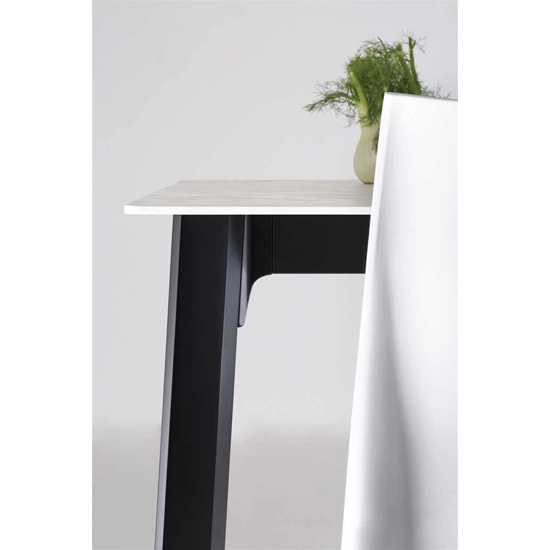 Drop Plus 180x90 (220-260) - Piano con Angolo Raggiato Tavoli moderni Point 3