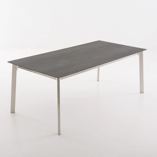 Krono Plus 140x90 (180-220) - Piano Angolo Raggiato Tavoli moderni Point 5