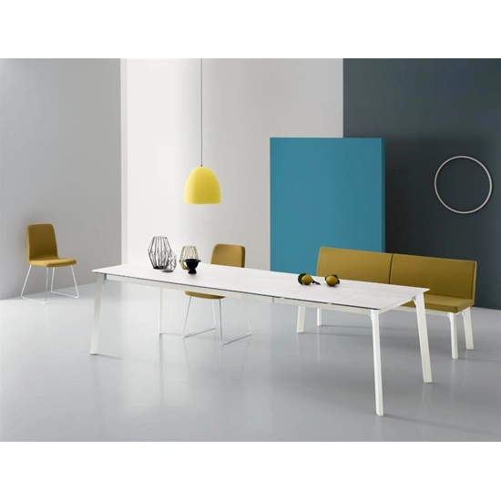 Krono Plus 160x90 (200-240) - Piano Angolo Raggiato Tavoli moderni Point 6