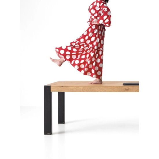 Tola Gambe Ferro 140x90 (180-220) Tavoli allungabili Point 1