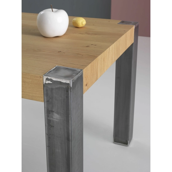 Tola Gambe Ferro 140x90 (180-220) Tavoli allungabili Point 3