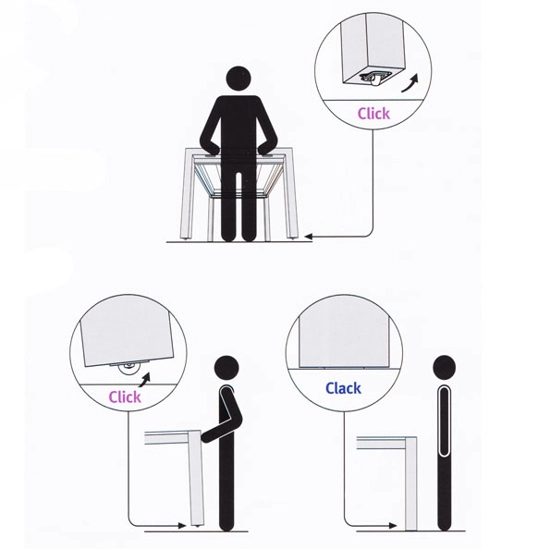 Tola Gambe Ferro 140x90 (180-220) Tavoli allungabili Point 4