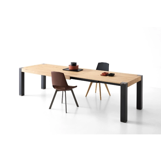 Tola Long Gambe Ferro 180x90 (220-260-300) Tavoli allungabili Point 2