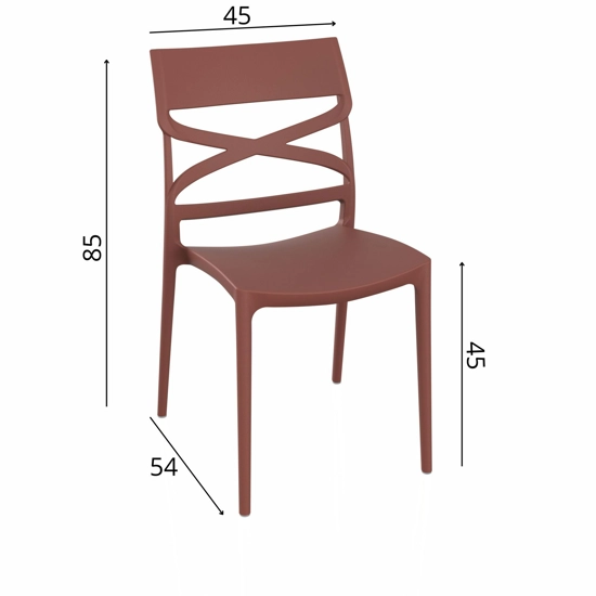 FLOW Sedie in plastica di design Progetto Sedia 2