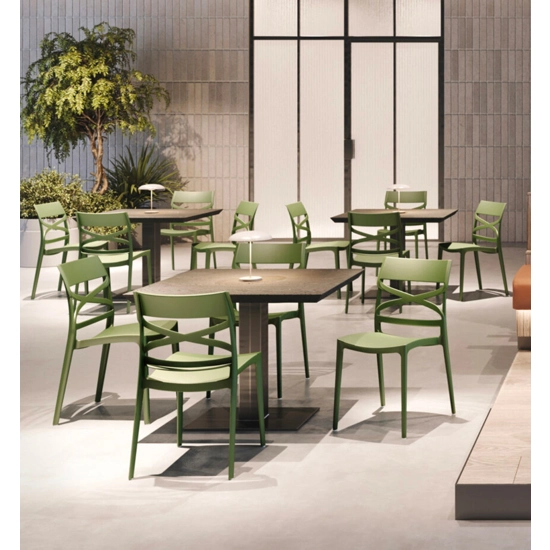 FLOW Sedie in plastica di design Progetto Sedia