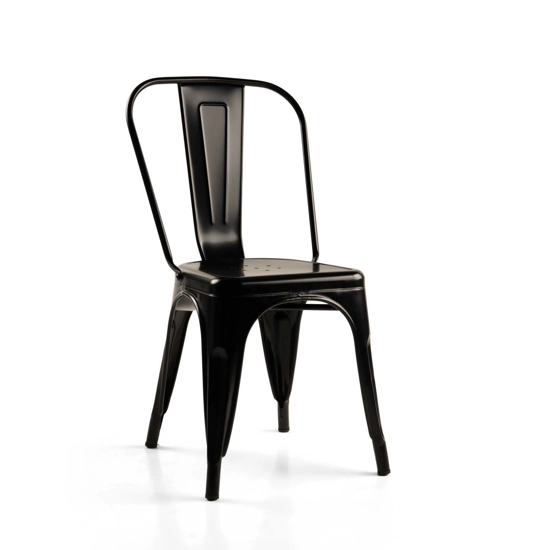 Iron Black Sedie in metallo Progetto Sedia