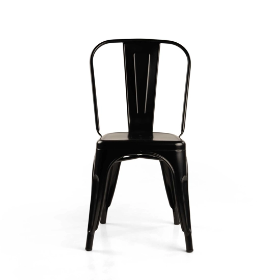 Iron Black Sedie in metallo Progetto Sedia 3