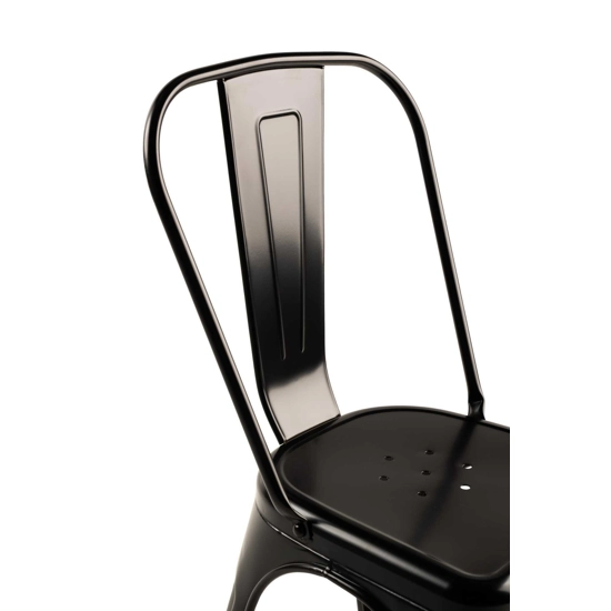 Iron Black Sedie in metallo Progetto Sedia 1