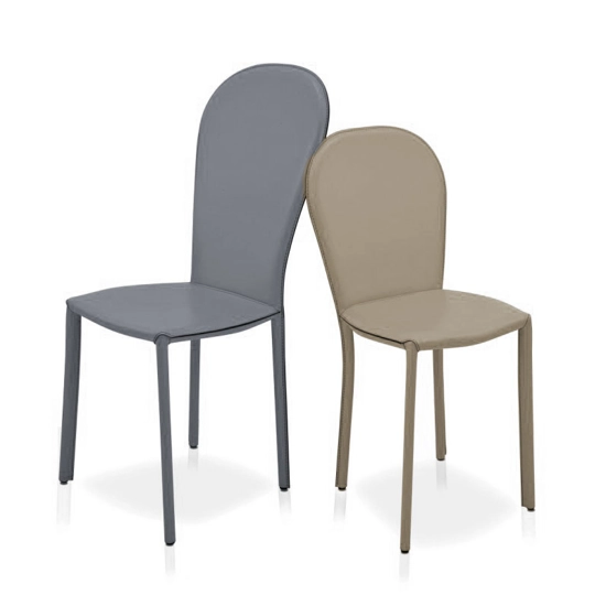 Alice alta Sedie in cuoio Progetto Sedia 3