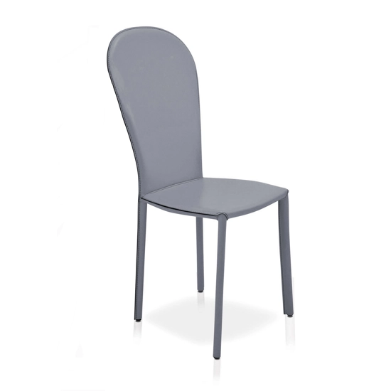 Alice alta Sedie in cuoio Progetto Sedia 4