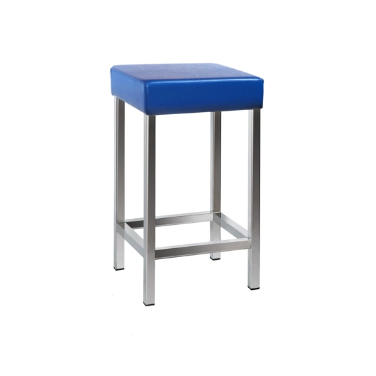 Cube Two Medium Metal stools Progetto Sedia 1
