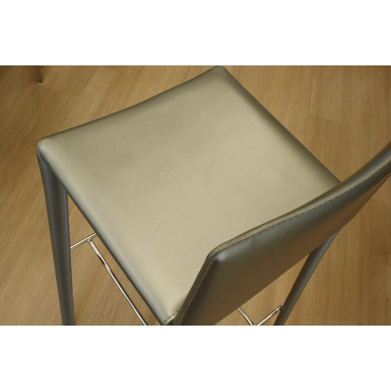 Jack Stools in leather and eco-leather Progetto Sedia 1