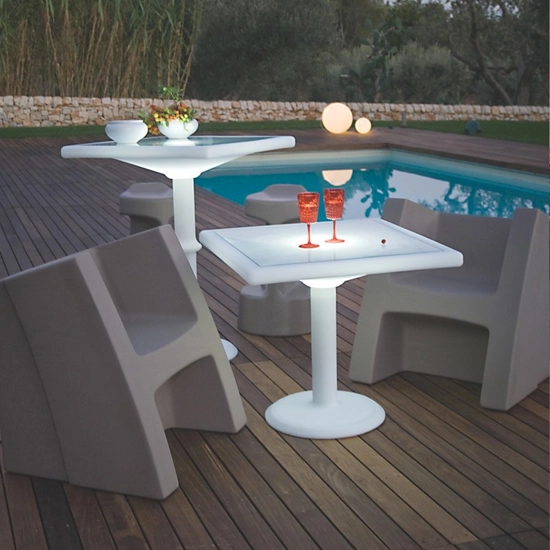 Barbados - Lightable table Outdoor tables Progetto Sedia