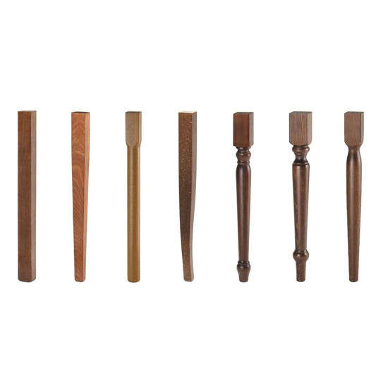 Base Wood 4 Gambe Base per tavolo Progetto Sedia 3