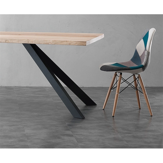 Fancy Steel  300x100 Tavoli moderni Progetto Sedia 3