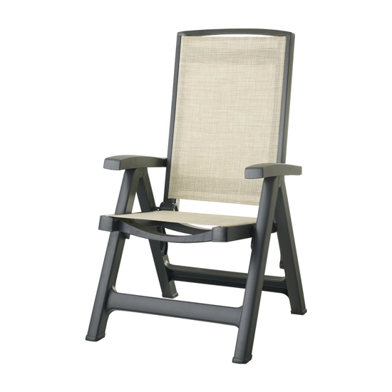 Esmeralda Lux Sunbeds and deck chairs in the garden Scab 1