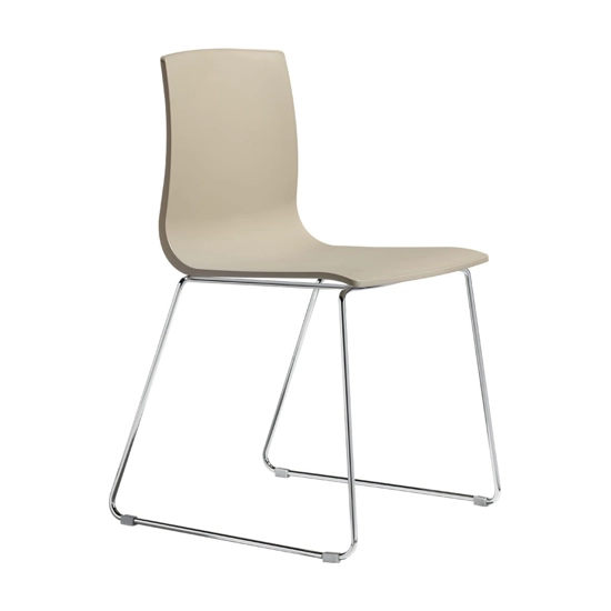 Alice Sled Metal chairs Scab