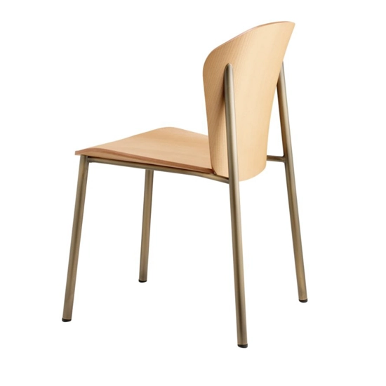 Finn Metal Wood Sedie in legno moderne Scab 3
