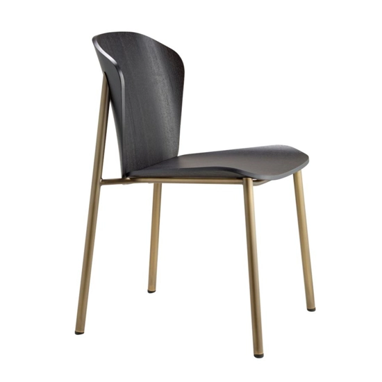 Finn Metal Wood Sedie in legno moderne Scab