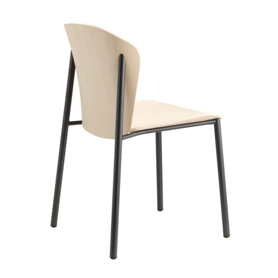 Finn Metal Wood Sedie in legno moderne Scab 10