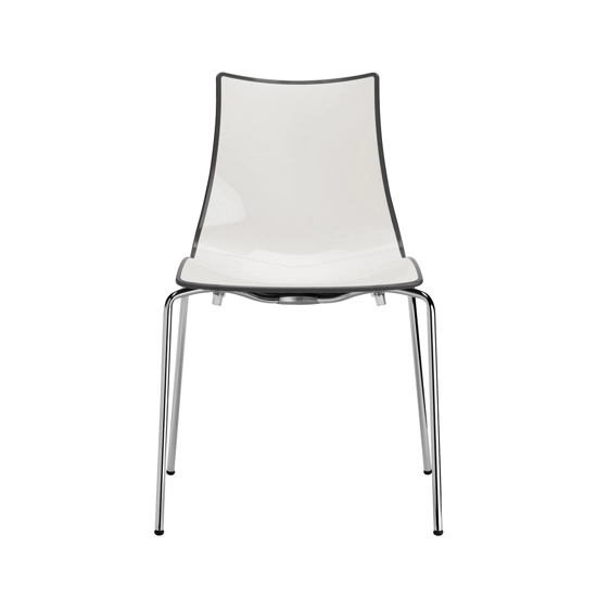 Zebra Bicolore Sedie da cucina Scab 3