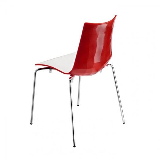 Zebra Bicolore Sedie da cucina Scab