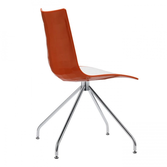 Zebra Bicolore trespolo Sedie da cucina Scab 2