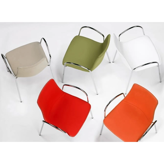 Zebra Pop armrests Metal chairs Scab 2