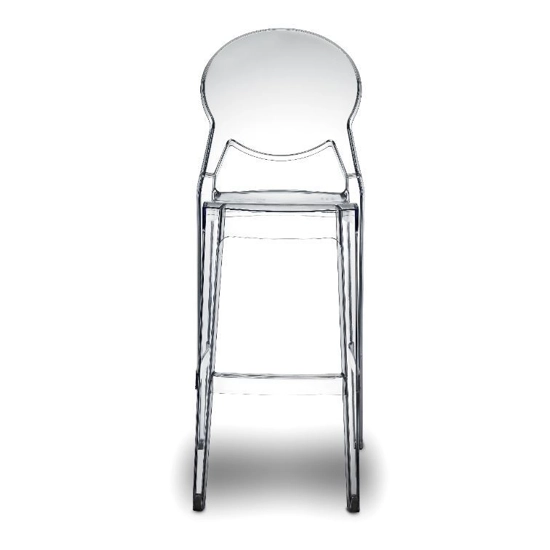 Igloo Stool h 65 cm Plastic stools Scab 4