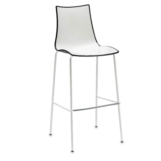 Zebra Bicolore H80 Sgabelli contract Scab 4