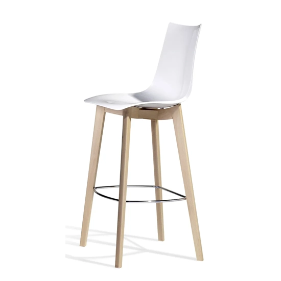 Natural Zebra antishock sgabello Sgabelli in plastica Scab 1