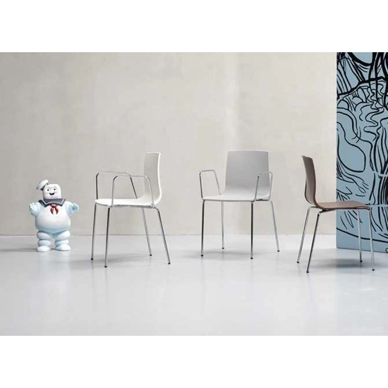 Alice Chair Braccioli Sedie in plastica di design Scab 1