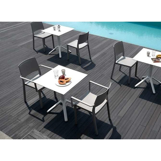 Kate with armrests Plastic chairs Scab 3